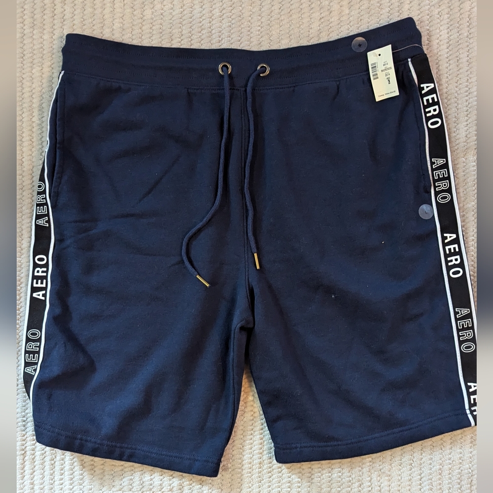 Aero Mens Navy Blue Shorts
